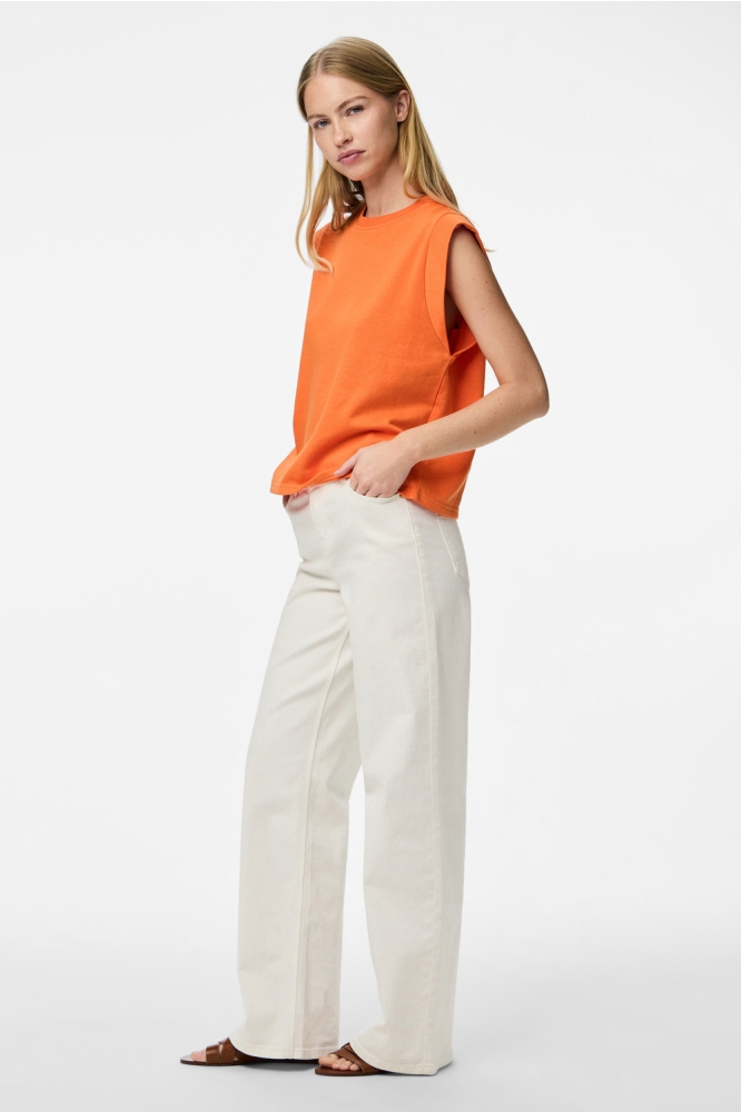 PCCHILLI SUMMER SL TOP NOOS BC 17158285 MANDARIN ORANGE